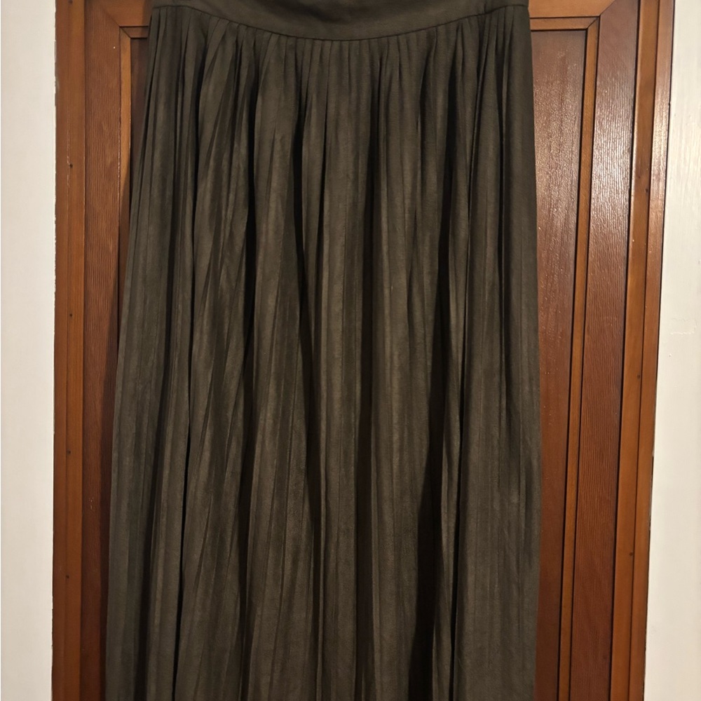 Zara Faux Suede Skirt S